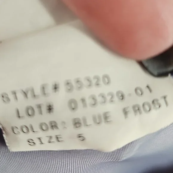 Rothschild Girls Dress Coat Size 5 Blue Frost Faux Fur Collar Holiday Coat - Picture 3 of 10